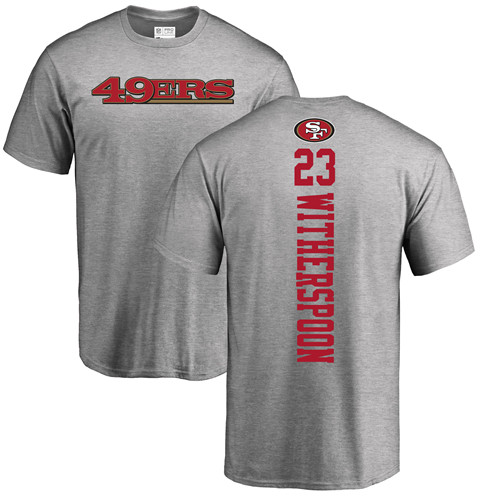 Men San Francisco 49ers Ash Ahkello Witherspoon Backer #23 NFL T Shirt->san francisco 49ers->NFL Jersey